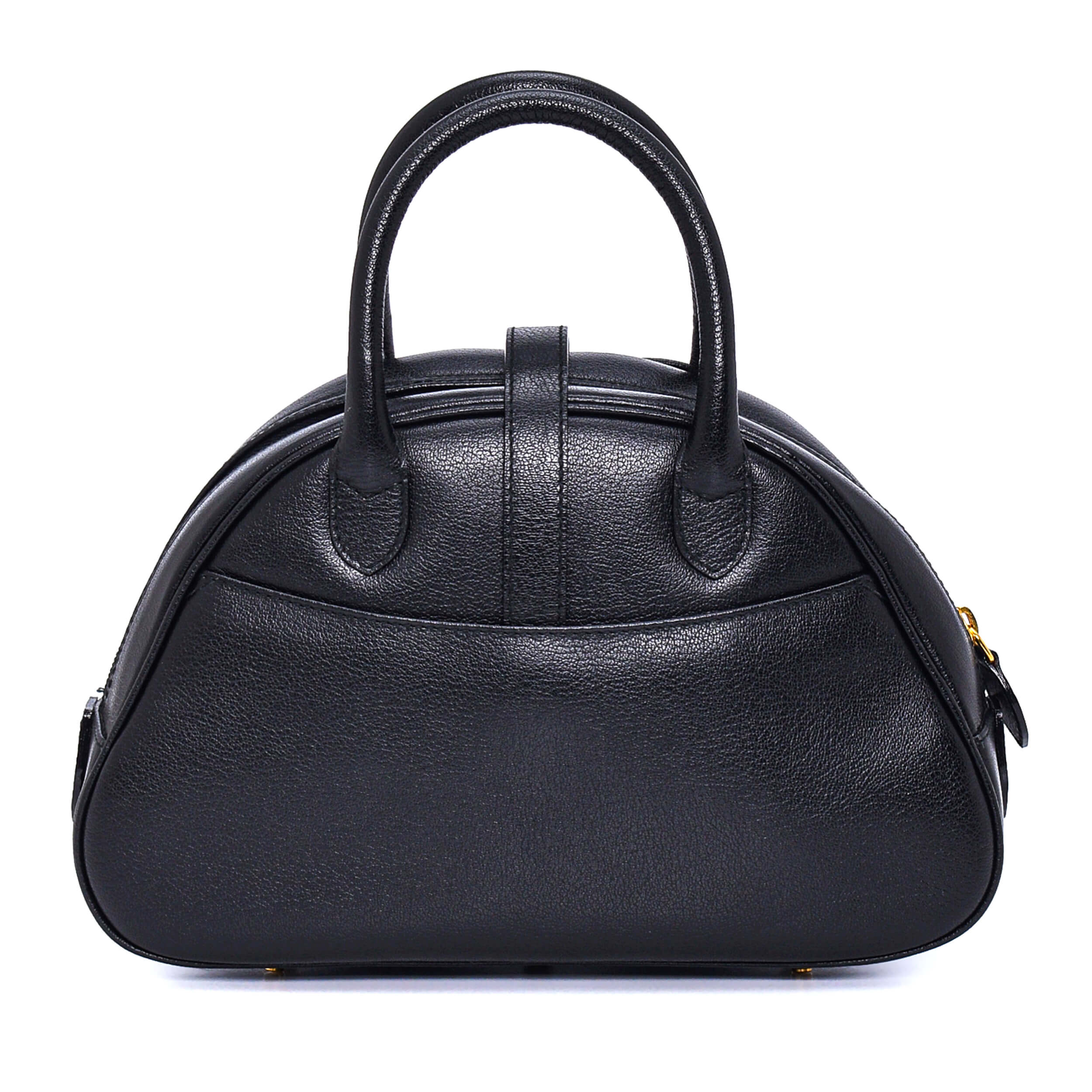 Christian Dior - Black Leather Limited Edition Bowler Bag